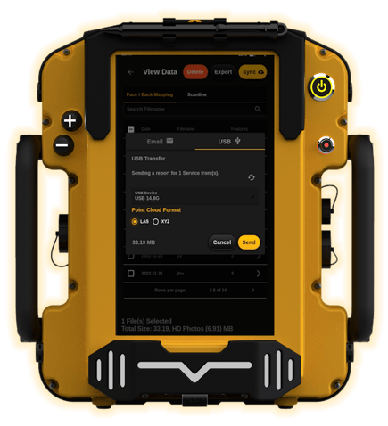 .LAS Format Export in Mapper V3